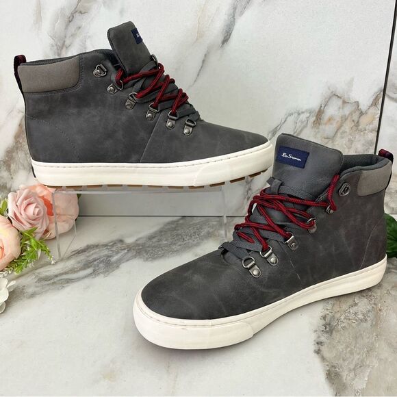 BEN SHERMAN Harvey Alpine Hiker Boot in Charcoal Size 12 NEW - Picture 5 of 16